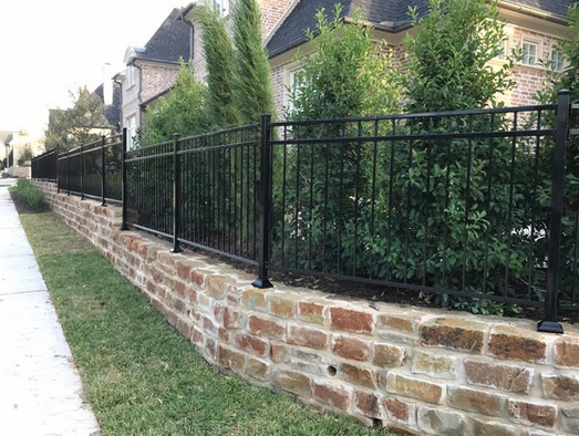 black painted restored wrought iron